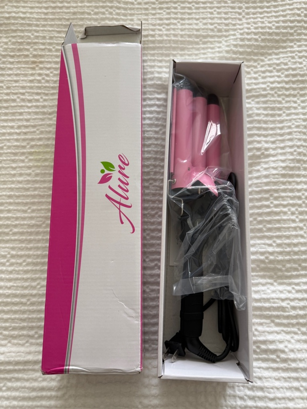 Allure Pink Triple Barrel Hair Waver